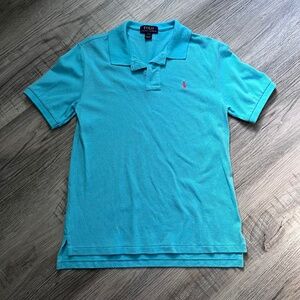 Polo by Ralph Lauren Blue with Pink horse youth large 14-16